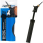 Pompa umflare minge, bidirectionala, 17 cm, negru