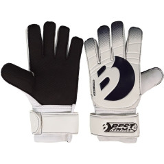 Manusi de portar, inchidere velcro, dimensiunea 7, manseta lata, alb/negru