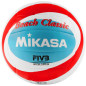 Minge de volei pe plaja Mikasa BV543C-VXB-RSB, marime 5, 18 panouri piele sintetica