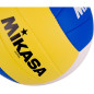 Minge de volei Mikasa VX20 Beach Classic, material sintetic, dimensiunea 5, albastru/galben/alb