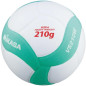 Minge de volei pentru copii, numarul 4, circumferinta 62-64 cm, 210 gr, piele sintetica, alb/verde Minge de volei pentru copii, numarul 4, circumferinta 62-64 cm, 210 gr, piele sintetica, alb/verde