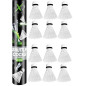 Set 12 fluturasi de badminton, tub plastic, 7,5 x 6,5 cm, alb Set 12 fluturasi de badminton, tub plastic, 7,5 x 6,5 cm, alb