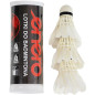 Fluturas badminton, set 3 bucati, iluminare LED, greutate redusa