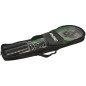 Set complet badminton, 4 rachete, 2 fluturasi, fileu cu plasa, multicolor