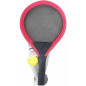 Set 2 rachete de badminton/tenis, minge si fluturas, multicolor Set 2 rachete de badminton/tenis, minge si fluturas, multicolor