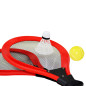 Set 2 rachete de badminton/tenis, minge si fluturas, multicolor Set 2 rachete de badminton/tenis, minge si fluturas, multicolor