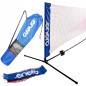 Plasa cu stalpi pentru tenis, 310 X 73 cm, metal si poliester, geanta depozitare
