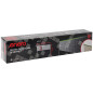 Set plasa pentru badminton, 8 stalpi metalici, otel si poliester, inaltime maxima 220 cm, negru/verde Set plasa pentru badminton, 8 stalpi metalici, otel si poliester, inaltime maxima 220 cm, negru/verde