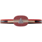 Racheta pentru tenis de masa, Pro Friction, maner 3.35x2.5x9.5 cm, lemn, burete, cauciuc, rosu/negru Racheta pentru tenis de masa, Pro Friction, maner 3.35x2.5x9.5 cm, lemn, burete, cauciuc, rosu/negru