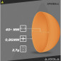 Minge pentru ping pong, set 12 bucati, diametru 4 cm, interior/exterior