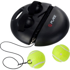 Aparat antrenament tenis Pure2Improve, 2 mingi incluse, 15 metri, polipropilena/cauciuc
