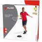 Aparat antrenament tenis Pure2Improve, 2 mingi incluse, 15 metri, polipropilena/cauciuc Aparat antrenament tenis Pure2Improve, 2 mingi incluse, 15 metri, polipropilena/cauciuc