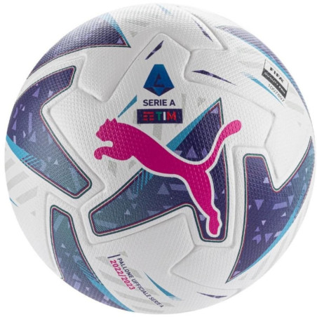 Minge de fotbal PUMA, Seria A, certificat FIFA Quality Pro, dimensiune 5, texturata, poliuretan