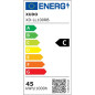 Plafoniera LED cu ventilator, 4200 lm, 30/15W, unghi fascicul 120 grade, temperatura 3000-6500K, 150x14 cm, otel si PC, negru