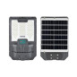 Lampa solara stradala, 300W, 169 LED-uri cu lumina alb rece, 3900lm, autonomie 12 ore, senzor amurg, telecomanda, panou 14W