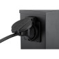 Stalp pentru exterior, 4 prize x 500W, IP44, inaltime 40 cm, 100-240V AC 50/60Hz