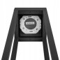 Lampa de gradina tip stalp, LED GX53 30W, IP54, inaltime 60 cm, aluminiu si sticla, antracit