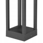 Lampa de gradina tip stalp, LED GX53 30W, IP54, inaltime 60 cm, aluminiu si sticla, antracit
