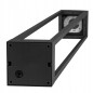 Lampa de gradina tip stalp, LED GX53 30W, IP54, inaltime 60 cm, aluminiu si sticla, antracit