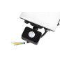 Proiector LED SMD, senzor miscare PIR, 20W, lumina alb-neutra, IP65, 11.4x9x2.8 cm, cablu 15 cm, aluminiu/PC