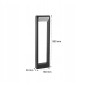 Lampa de gradina LED 480 lm, inaltime 80 cm, lumina neutra, unghi reglabil, IP54