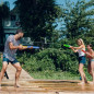 Pistol de apa pentru plaja si piscina, spuma, lungime 30 cm, diverse culori