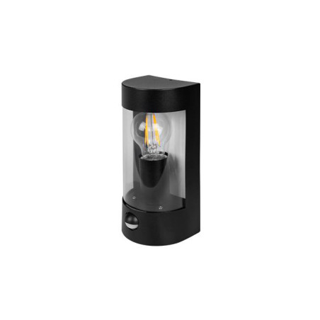 Aplica de perete pentru exterior, LED E27 15W, IP44, senzor de miscare PIR