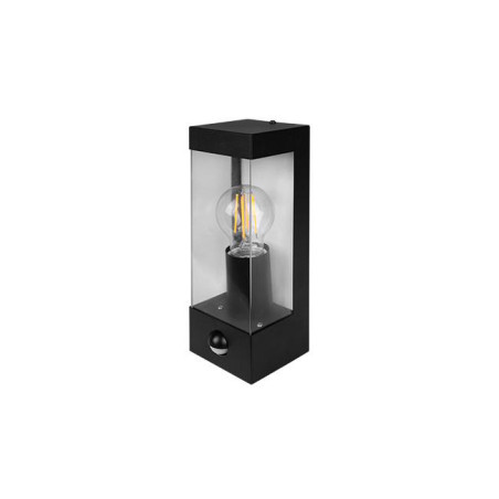 Aplica de exterior, LED E27 15W, senzor miscare PIR, raza 6-8 m, IP44
