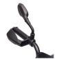 Motocicleta electrica pentru copii, Aprilia Dorsoduro 900, 20W, MP3, capacitate 30 kg, 75 x 36 x 49 cm, negru/rosu