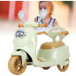 Motocicleta electrica pentru copii, pedala acceleratie, lumini, muzica, 30W, 2-3 km/h, maxim 25 kg, 80x59x31 cm, verde Motocicleta electrica pentru copii, pedala acceleratie, lumini, muzica, 30W, 2-3 km/h, maxim 25 kg, 80x59x31 cm, verde