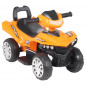 ATV electric, muzica si lumini, copii 2-4 ani, autonomie 1-2 ore, portocaliu ATV electric, muzica si lumini, copii 2-4 ani, autonomie 1-2 ore, portocaliu