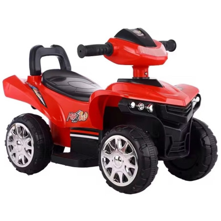 ATV electric copii, muzica si lumini, baterie 6V 4.5AH, autonomie 1-2 ore, rosie