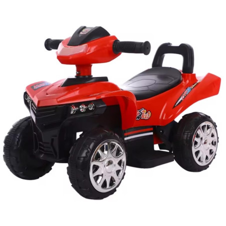 ATV electric copii, muzica si lumini, baterie 6V 4.5AH, autonomie 1-2 ore, rosie