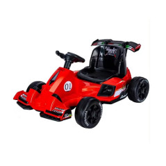 Kart electric Lamborghini, Formula 1, muzica si sunete, motor 30W, maxim 35 kg, rosu