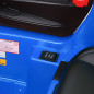 Masinuta electrica pentru copii, Maserati, 12V, scaun piele, roti EVA, 3-5km/h, telecomanda, muzica, lumini, MP3, Bluetooth