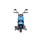 Motocicleta electrica copii, Chopper FASTER, muzica, Bluetooth, viteza 3-5 kmh, baterie 6V/4.5Ah