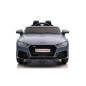 Masinuta electrica copii, AUDI Roadster, 2x30W, maxim 30 kg, telecomanda, lumini, muzica, scaun piele, roti EVA, albastru/negru