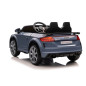 Masinuta electrica copii, AUDI Roadster, 2x30W, maxim 30 kg, telecomanda, lumini, muzica, scaun piele, roti EVA, albastru/negru