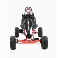 Kart pentru copii, maxim 30 kg, viteza 3-5 kmh, rosu
