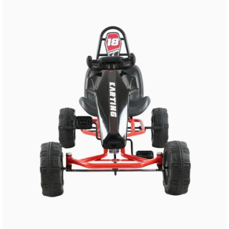 Kart pentru copii, maxim 30 kg, viteza 3-5 kmh, rosu