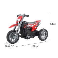 Motocicleta electrica copii, baterie 6V4.5AH, maxim 30 kg, 3-5km/h, rosie