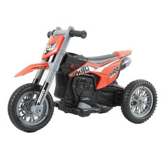 Motocicleta electrica, baterie 6V4.5AH, viteza 3-5km/h, portocalie