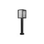 Lampa LED de exterior, alimentare la retea, IP44, inaltime 60 cm, aluminiu si sticla Lampa LED de exterior, alimentare la retea, IP44, inaltime 60 cm, aluminiu si sticla