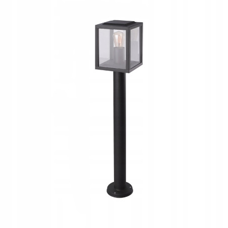 Lampa LED de exterior, alimentare la retea, IP44, inaltime 60 cm, aluminiu si sticla