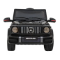Masinuta electrica Mercedes AMG G63, telecomanda, centura, pornire lenta, roti EVA, lumini LED, panou audio, 2x25W, negru Masinuta electrica Mercedes AMG G63, telecomanda, centura, pornire lenta, roti EVA, lumini LED, panou audio, 2x25W, negru