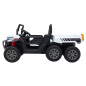Masinuta electrica fermier, 4x45W, 12V/10Ah, panou audio, portbagaj basculant, FARMER TRUCK SPEED 900, alb