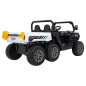 Masinuta electrica fermier, 4x45W, 12V/10Ah, panou audio, portbagaj basculant, FARMER TRUCK SPEED 900, alb