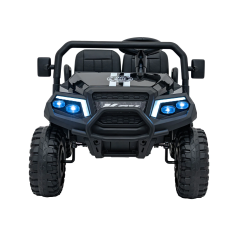 Buggy electric cu 4 locuri, 2x200W, 24V9Ah, panou audio, faruri, roti spuma EVA, amortizoare, Champion