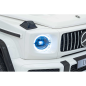 Masinuta electrica Mercedes Benz G63 AMG XXL, 2x280W, 3 viteze, panou audio, lumini LED, roti EVA, centura, alba Masinuta electrica Mercedes Benz G63 AMG XXL, 2x280W, 3 viteze, panou audio, lumini LED, roti EVA, centura, alba