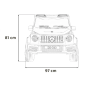 Masinuta electrica Mercedes AMG, 2x280W, 3 viteze, telecomanda, roti EVA, scaun piele, 159x97x81 cm, Bluetooth, rosie
